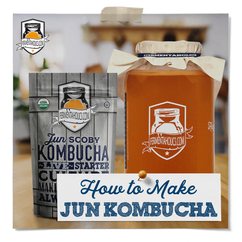 How to Make Jun Kombucha