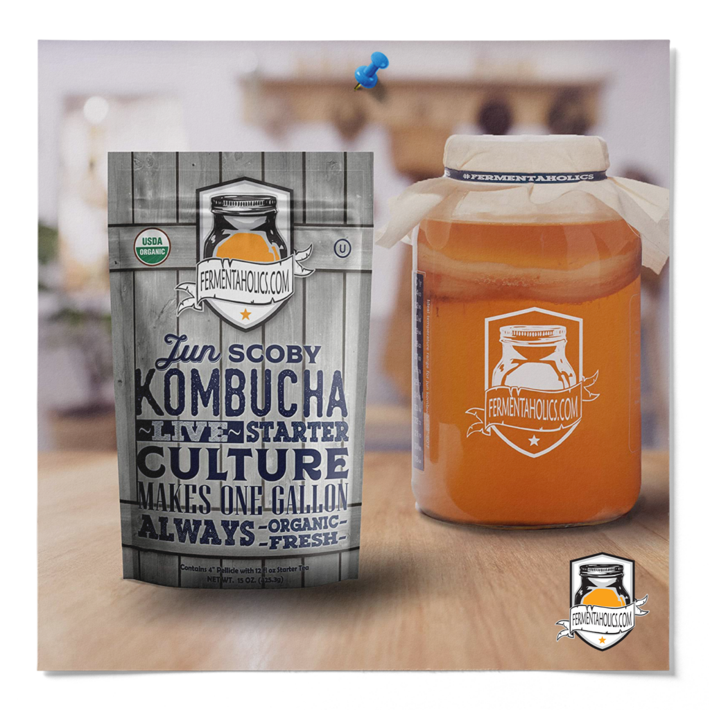 How to Make Jun Kombucha Tea