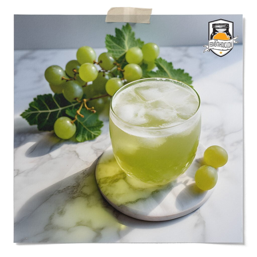 green grape kombucha