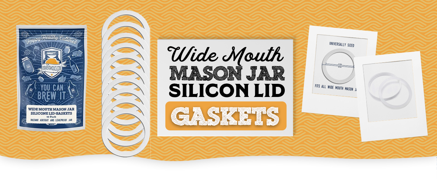 Gaskets For Wide Mouth Jars
