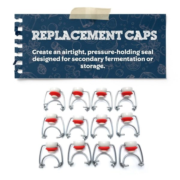 Swing-Top Bottle Replacement Caps
