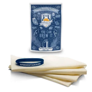 Unbleached Muslin Kombucha Covers 4 Pack