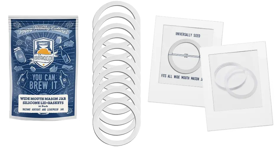 Gaskets For Wide Mouth Jars