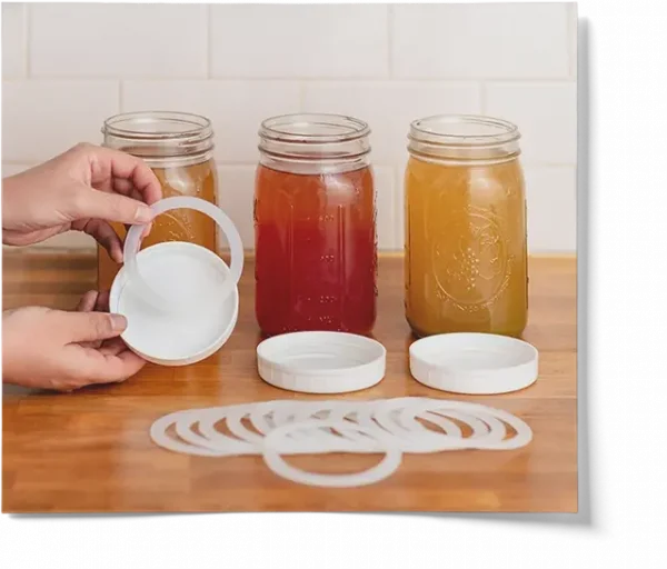 Airtight Seal For Wide Mouth Jars