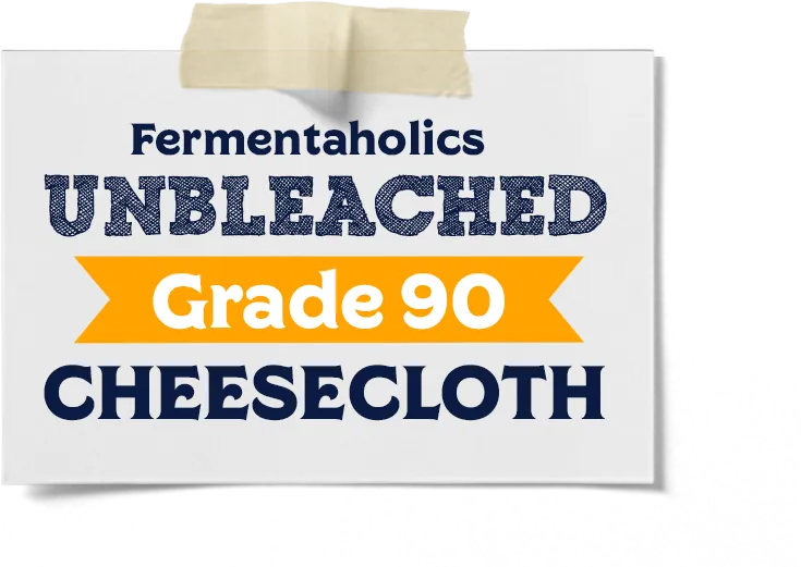Fermentaholics Unbleached Grade 90 Cheesecloth