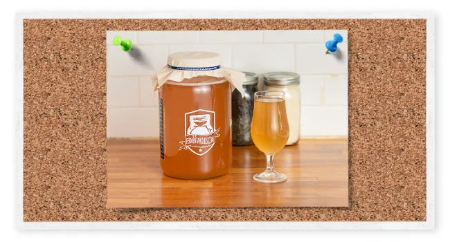 Printed Kombucha Brewing Jar