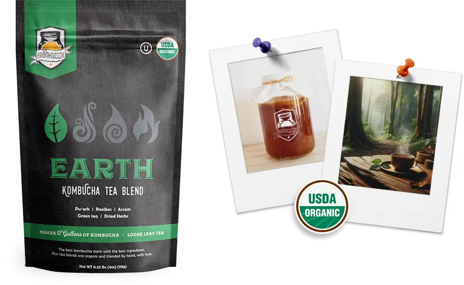 Earth Kombucha Loose Leaf Tea Blend