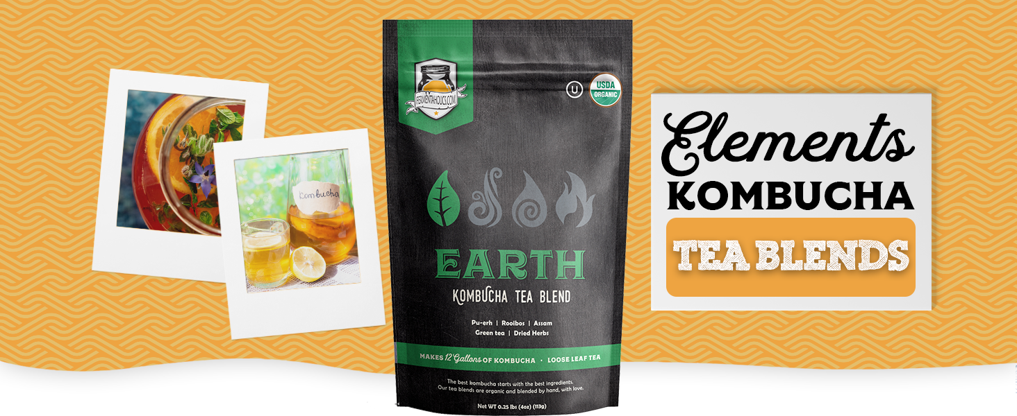 Earth Kombucha Loose Leaf Tea Blend