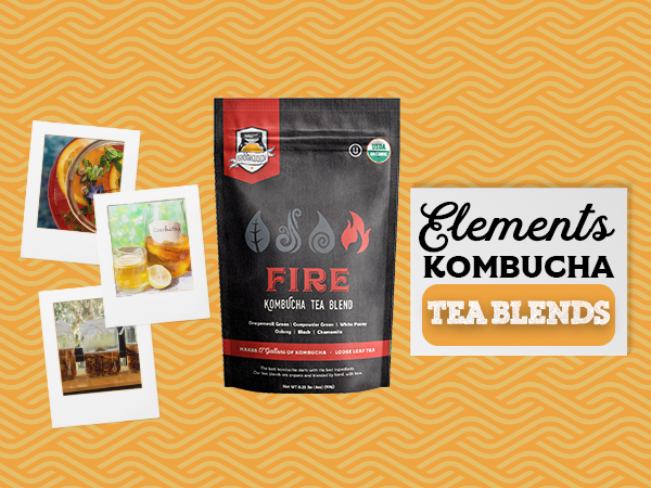 Fire Kombucha Loose Leaf Tea Blends