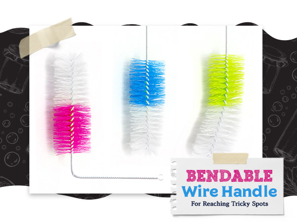 Bendable Bottle Brushes