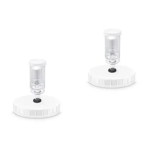 2-Pack Wide Mouth Mason Jar Lids With 3-Piece Airlocks
