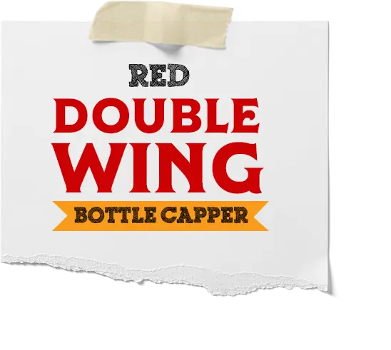 Red Double Wing Bottle Capper