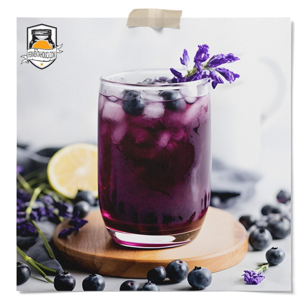 blueberry vanilla kombucha