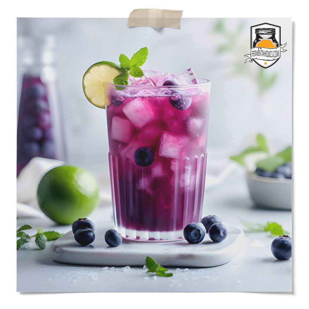 blueberry water kefir