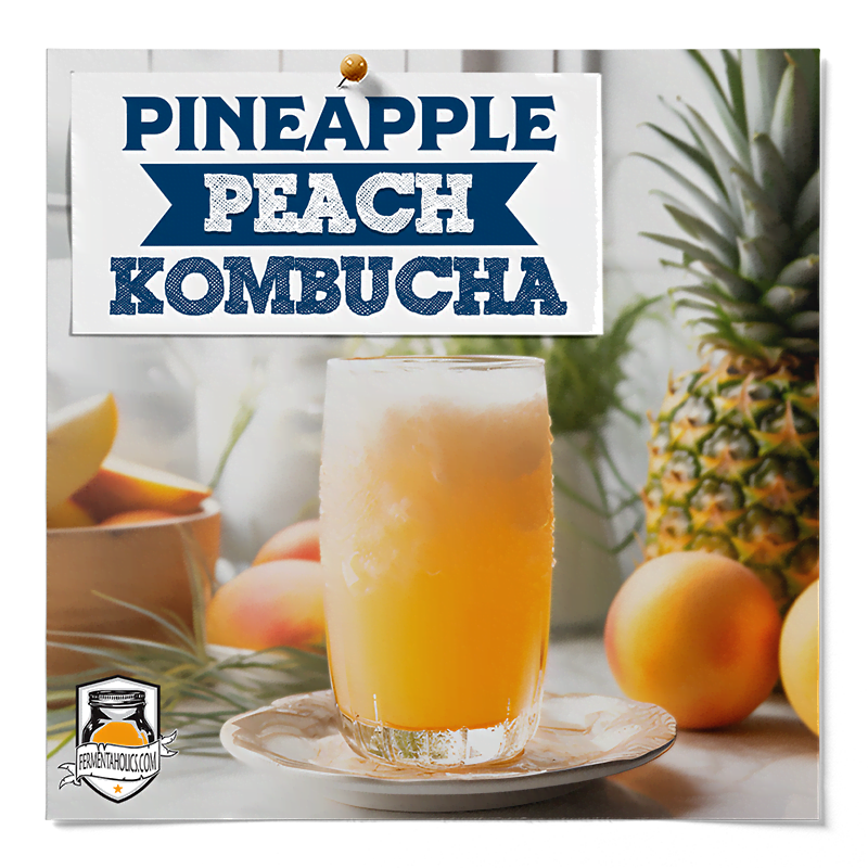 kombucha pineapple peach