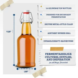 16 oz Swing Top Bottles