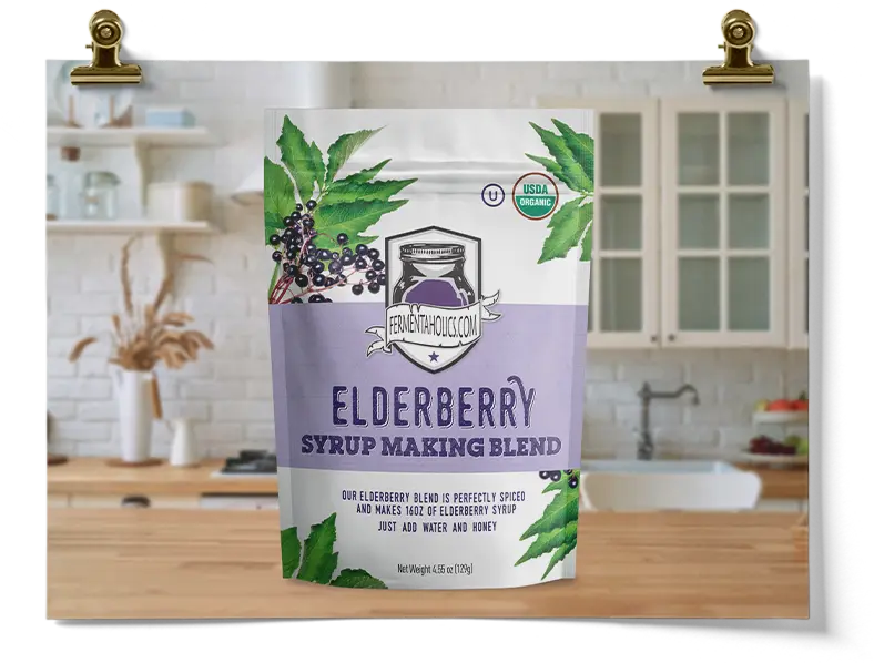Organic Elderberry Syrup Making Pack
