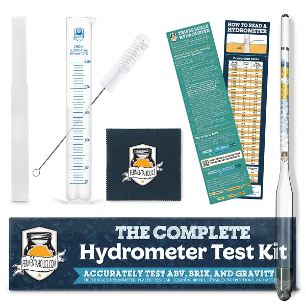 Hydrometer Plastic Test Jar Kit