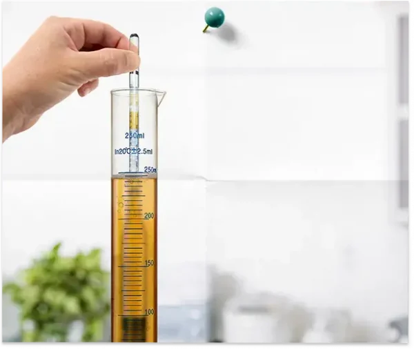 Glass Test Jar Hydrometer Kit
