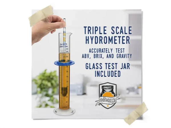 Hydrometer Test Kit - Glass Jar