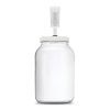 Glass Gallon Jar With Grommet Lid And 3-Piece Airlock