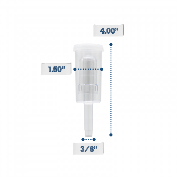 3 Piece Airlock For Grommeted Lid