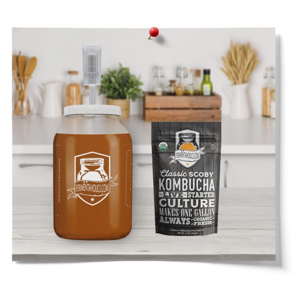 Fermentation Jar With 3-Piece Airlock