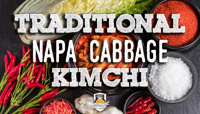 DIY traditional napa cabbage kimchi