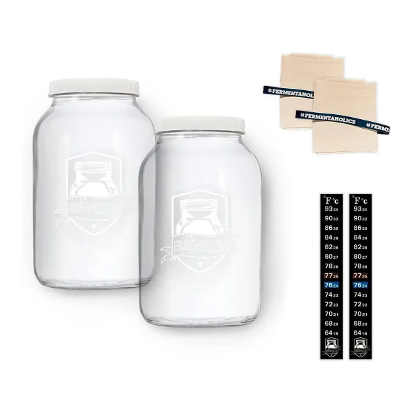 Printed Gallon Jar 2 Pack