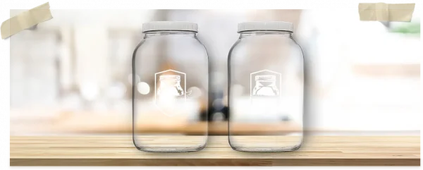 Printed Gallon Fermentation Jar 2 Pack