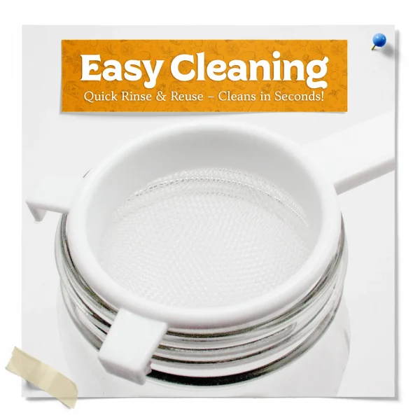 White Nylon Mesh Strainer