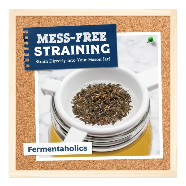 White Mesh Strainer