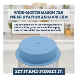 Silicone Fermentation Lids for Mason Jars