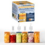 3-Piece Airlocks 4 with Grommets 8 Set for Fermentation