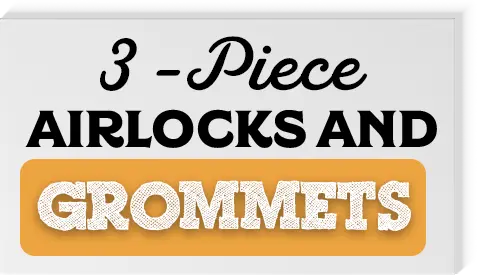 3 Piece Airlocks And Grommets