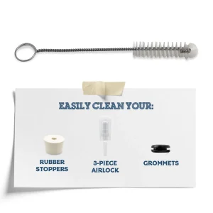 Drilled Rubber Stopper Cleaner