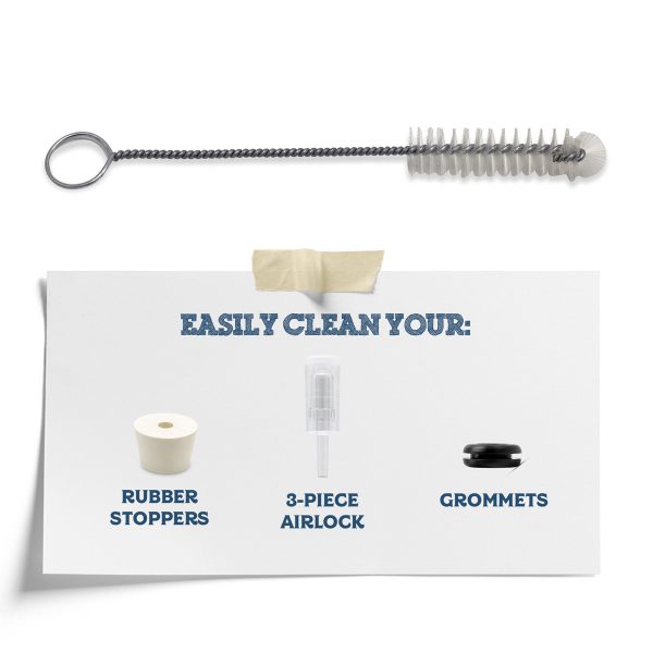 Airlock Cleaning Brush For Bungs, Airlocks, &Amp; Grommets