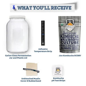Essentials Jun Kombucha Brewing Kit.02