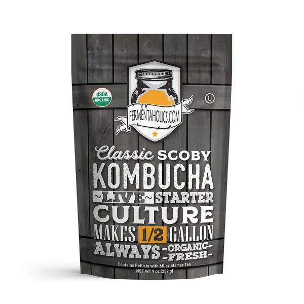 Half Gallon Kombucha SCOBY - 9oz