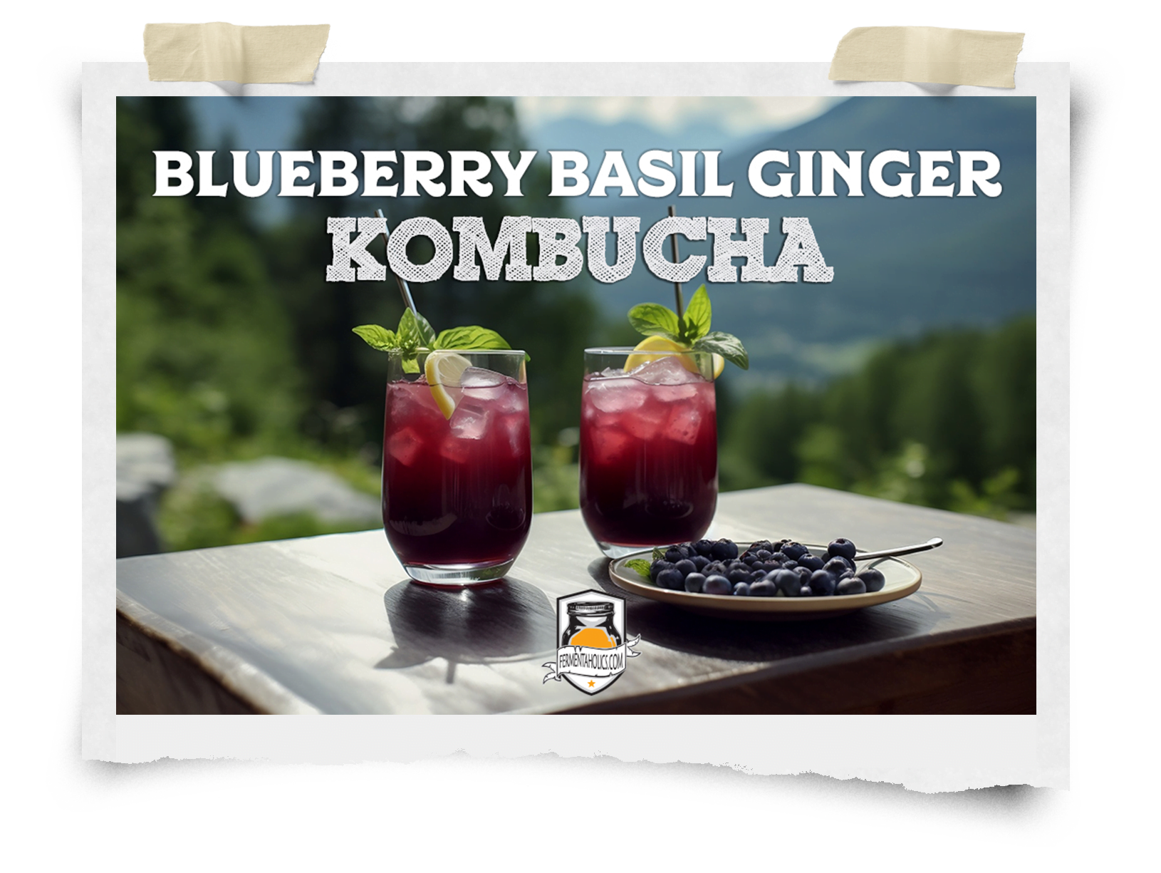 Komblueberry Bliss Kombucha Recipe