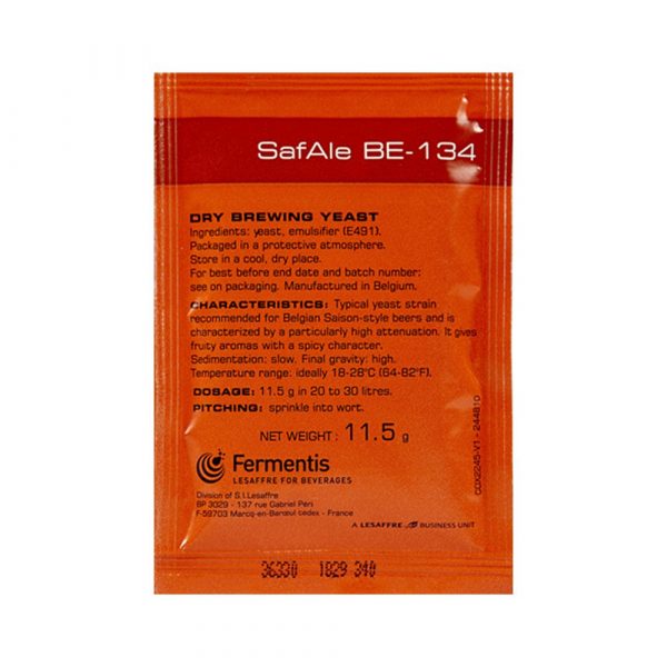 Safale Be-134 Dry Ale Yeast