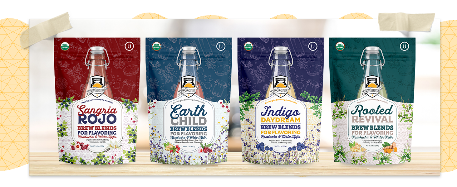 Second Ferment Kombucha Flavors