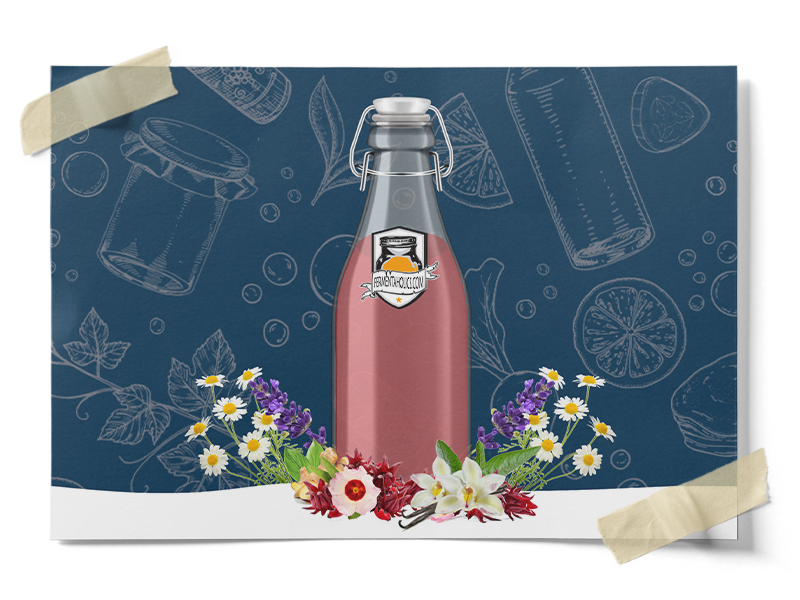 Hibiscus Rose Kombucha