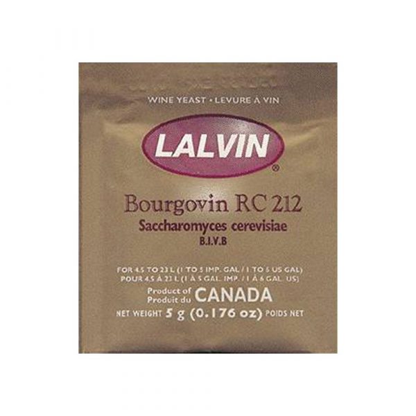 Rc-212 Lalvin Active Freeze-Dried Wine Yeast