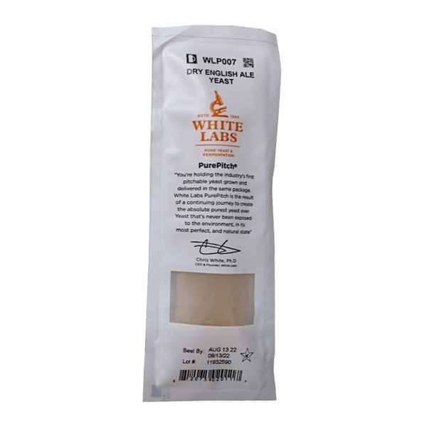 White Labs Wlp007 Dry English Ale Yeast