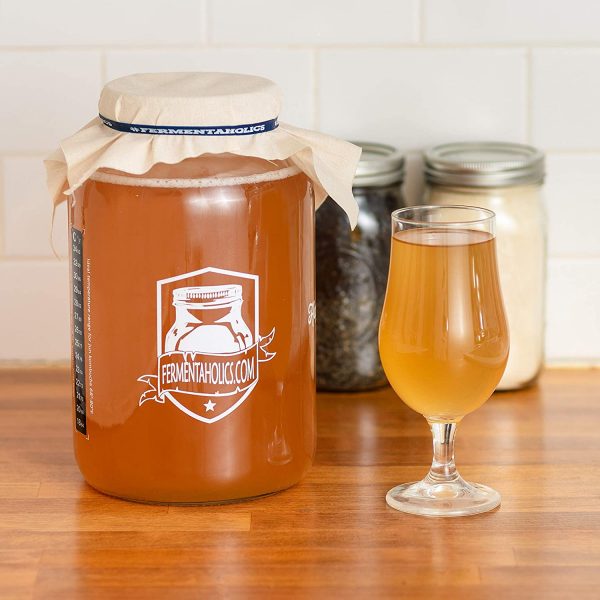Unbleached Muslin Kombucha Covers