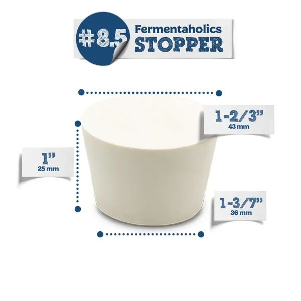 #8.5 Solid Rubber Stopper
