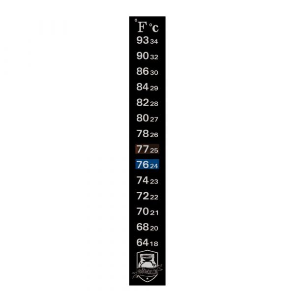 Adhesive Temperature Strip For Fermenters