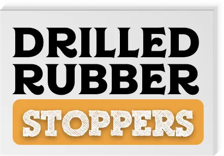 Drilled Rubber Stopper