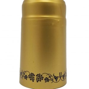 Gold Wine Bottle PVC Shrink Caps